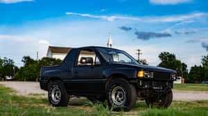 Isuzu Amigo Black S U V Outdoor Wallpaper