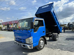 Isuzu Elf Dump Truck Tilting Bed Wallpaper