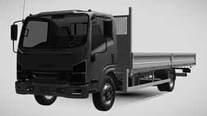 Isuzu Elf Flatbed Truck3 D Render Wallpaper