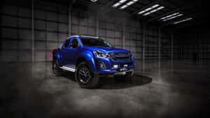 Isuzu Pickup Truck On Road Wallpaper