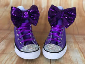 It's All About The Purple Shoes Wallpaper