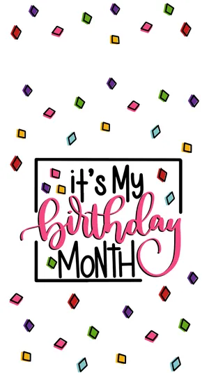 It's My Birthday Month Wallpaper