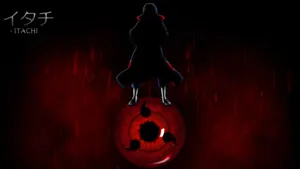 Itachi Sharingan On Top Wallpaper