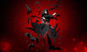 Itachi Uchiha Crow Genjutsu Wallpaper