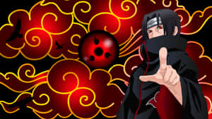 Itachi Uchiha Mangekyo Sharingan Background Wallpaper