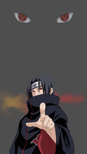 Itachi Uchiha Pointing Wallpaper