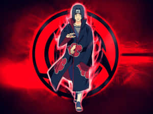 Itachi Uchiha Red Background Wallpaper