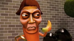 Italian Brainrot Animated Character Wallpaper