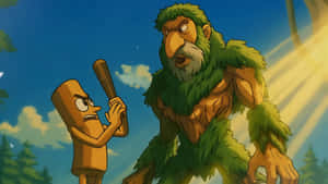 Italian Brainrot Animated Scene Wallpaper