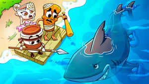 Italian Brainrot Cartoon Characters Wallpaper