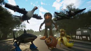 Italian Brainrot Characters Wallpaper