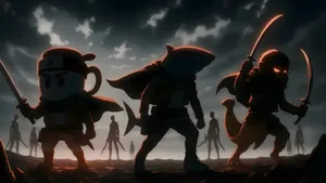 Italian Brainrot Characters Wallpaper