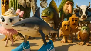 Italian Brainrot Characters Wallpaper