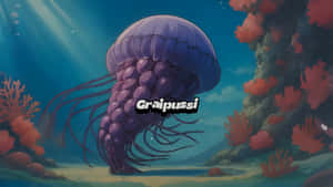 Italian Brainrot Jellyfish Art Wallpaper