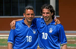 Italian Footballers Number18and10 Wallpaper