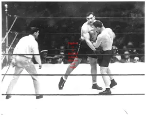 Italian Professional Boxer Primo Carnera Against Jim Maloney Wallpaper
