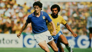 Italy Great Football Paolo Rossi Wallpaper