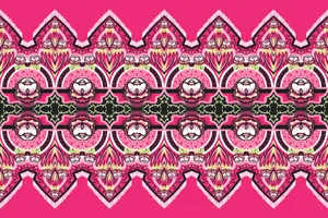 Its All In The Details As Seen In This Pink, Black And White Artwork. Wallpaper