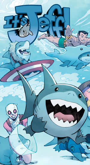 Its Jeff Land Shark Adventures Wallpaper
