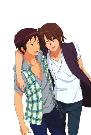 Itsuki Koizumi Smiling In An Engaging Pose Wallpaper