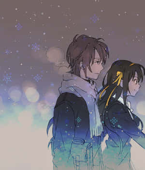 Itsuki Koizumi Striking A Confident Pose Wallpaper