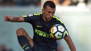 Ivan Perisic And Soccer Ball Wallpaper