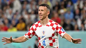 Ivan Perisic With Arms Wide Open Wallpaper