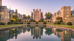 Ivy League Style College Architecture Wallpaper