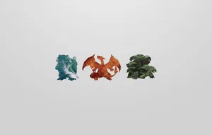 Ivysaur And Other Pokemon Silhouette Wallpaper