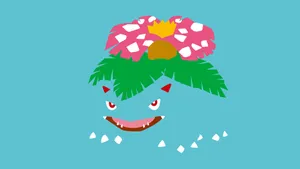 Ivysaur Full Bloom Bud Wallpaper