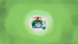 Ivysaur Green Wallpaper