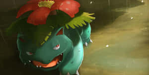 Ivysaur In The Shadows Wallpaper