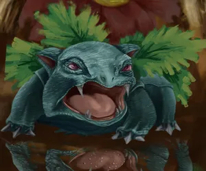 Ivysaur Reflection Wallpaper