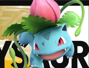 Ivysaur Wide Smile Wallpaper