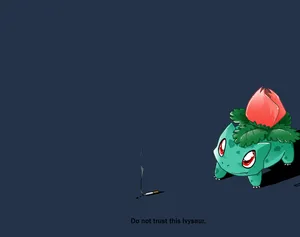 Ivysaur With A Cigarette Wallpaper