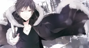 Izaya Orihara In Action Wallpaper