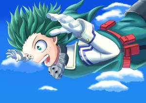 Izuku Midoriya 4k Sky Wallpaper