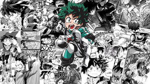 Izuku Midoriya Manga Panel Wallpaper