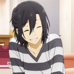 Izumi Miyamura Smiling Profile Picture Wallpaper