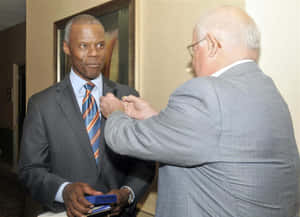 J.c. Watts Receives Paul Harris Fellow Wallpaper