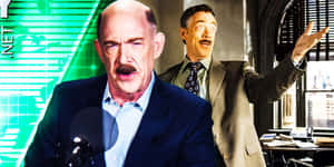 J. Jonah Jameson In Action At The Daily Bugle Office Wallpaper