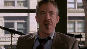 J. Jonah Jameson In Action, At The Daily Bugle Office Wallpaper