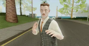 J Jonah Jameson In His Iconic Office Setting At The Daily Bugle Wallpaper