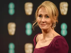 J.k. Rowling, Renowned Author Of The Harry Potter Series Wallpaper