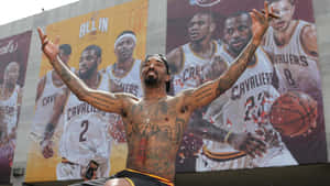 J R Smith Celebration Cavaliers Parade Wallpaper