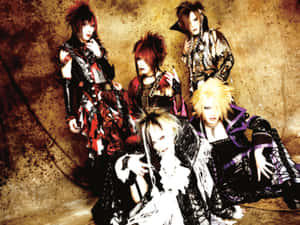 J-rock Band Performing On Stage Wallpaper