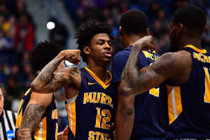 Ja Morant Fist Bump Wallpaper