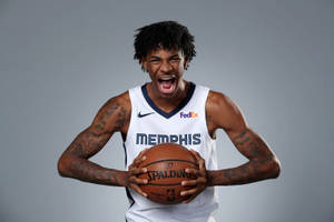 Ja Morant Gray Wallpaper