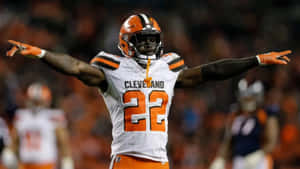 Jabrill Peppers Cleveland Browns Celebration Wallpaper