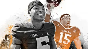 Jabrill Peppers Collage Artwork Wallpaper